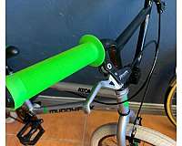 green-white-bmx-bicycle