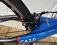 blue-recumbent-bicycle