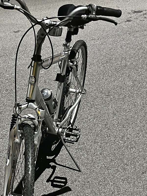 silver-hybrid-bicycle